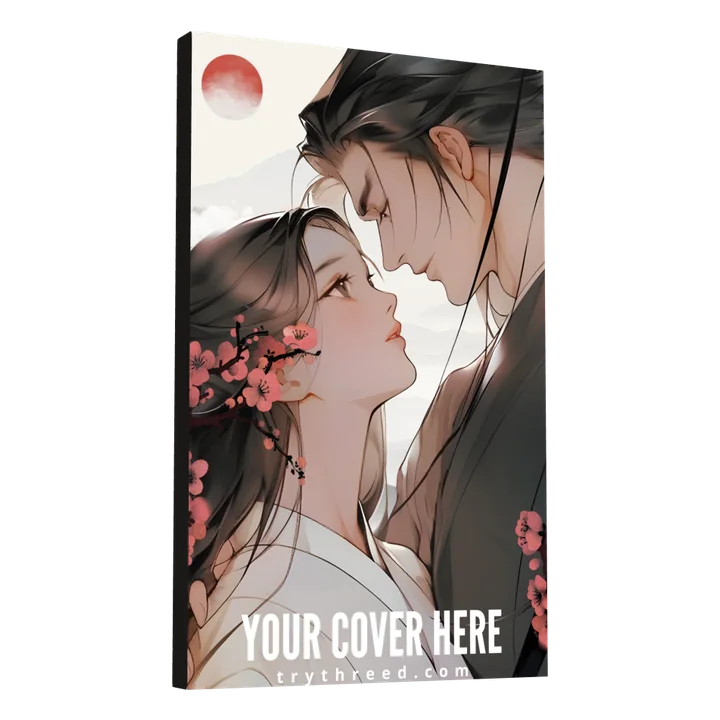 Single slim paperback mockup facing forward